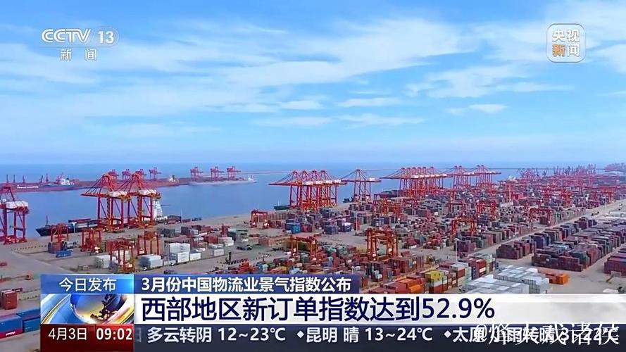 3月中国物流业景气指数51.5% 供应链上下游加速恢复